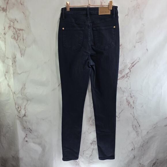 Judy Blue Denim - Judy Blue Jean Women 26 3 X 29 Black High Rise Skinny Denim Garment Gyed